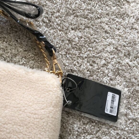 Forever21 hand/shoulder Sherpa bag - Picture 4 of 6